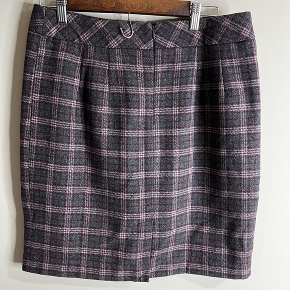 NWOT chadwicks of Boston wool blend mini pencil skirt 10p - Picture 5 of 8